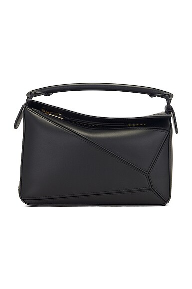 Loewe Puzzle Small Solid Bag in Black