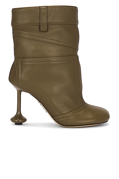Shop Loewe Toy Ankle Boot In Olive