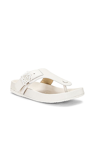 Shop Loewe Comfort 35 Sandal In White