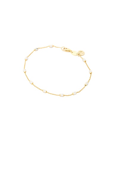 Logan Hollowell Mooncut Bracelet in Gold