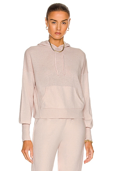 Le Ore Palermo Cashmere Hoodie in Pink