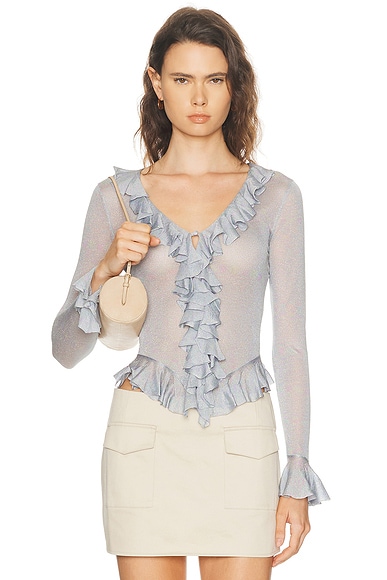 Attison Ruffle Cardigan