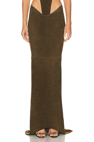 Maxi Skirt in Olive