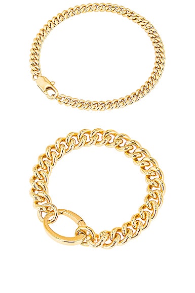 for FWRD Presa and Curb Chain Bracelet Set