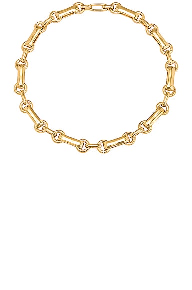 LAURA LOMBARDI Sienna Necklace in Metallic Gold