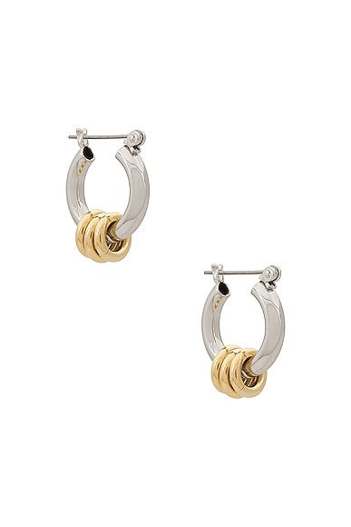 Two Tone Fillia Earrings