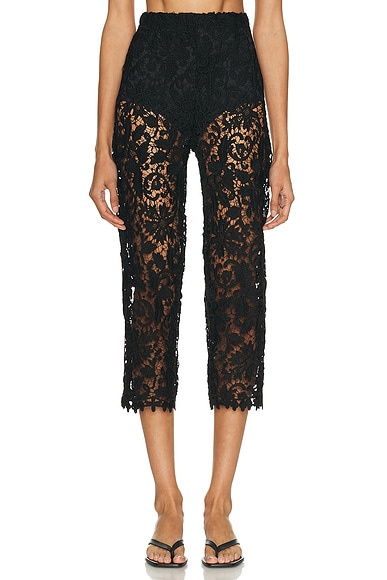 Gabrielle Lace Capri Pant
