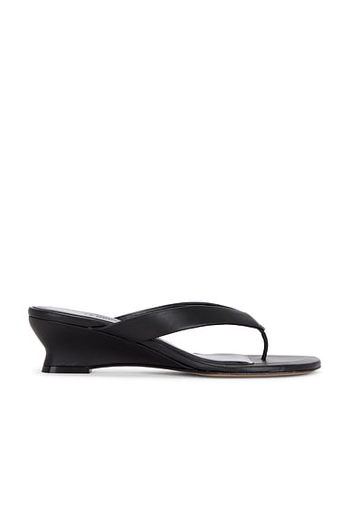 Micro Wedge Thong Sandal