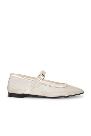 Mary Jane Mesh Flat