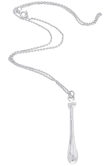 Shop Louis Abel Cadendo Necklace In Sterling Silver