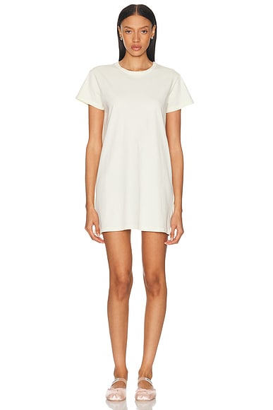 Balenciaga T-shirt Mini Dress in Off White | FWRD