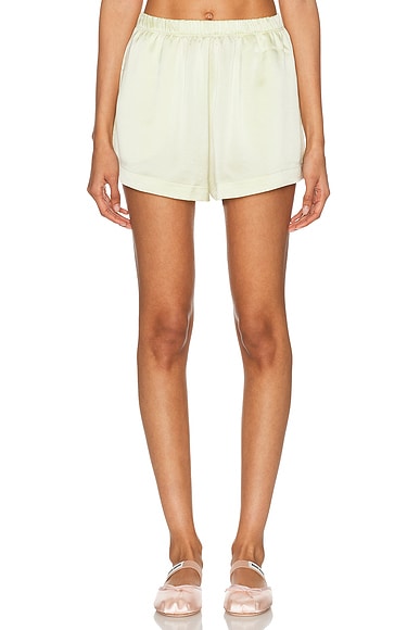 LESET Barb Boxer Short in Citrine