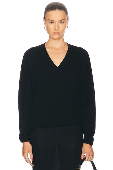 Inhabit Cashmere Tunic Sweater in Black FWRD