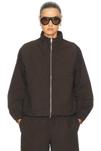 LESET Kyoto Windbreaker in Chocolate