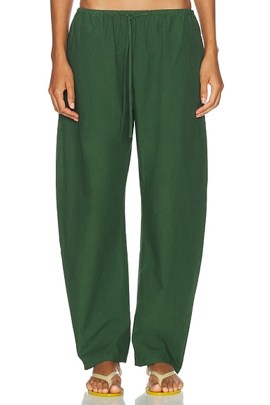 LESET Kyoto Drawstring Pant in Juniper