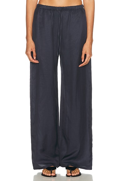 LESET Daniel Drawstring Pocket Pant in Midnight