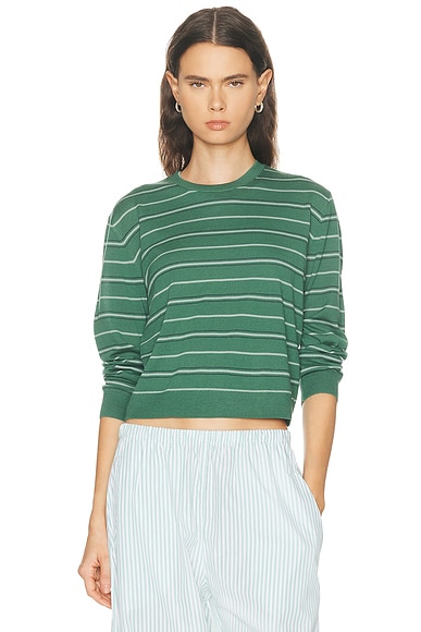 James Stripe Classic Crewneck Top