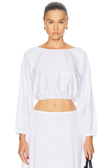 Yoko Long Sleeve Blouson Top