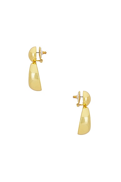 Shop Lele Sadoughi Medallion Drop Earrings In Gold