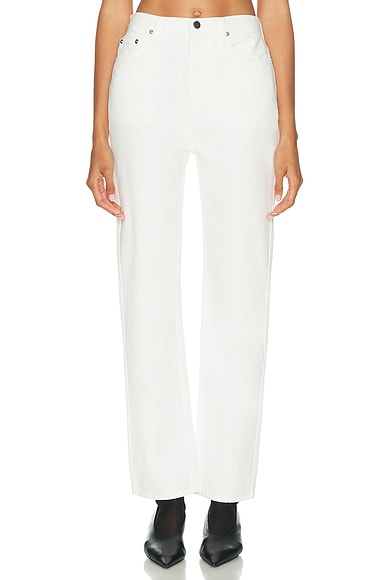 Loulou de Saison Jude Straight Leg in Ivory