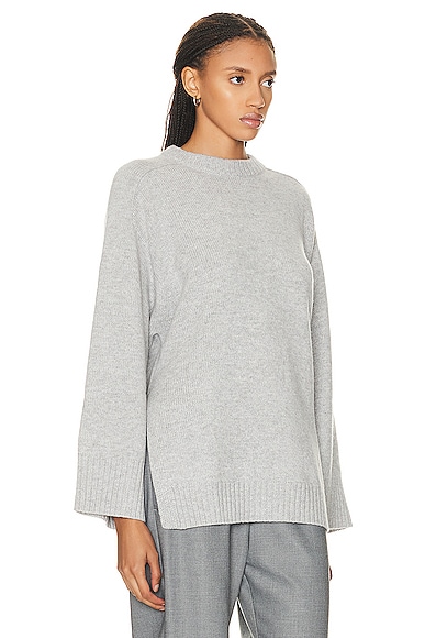 Shop Loulou Studio Safi Sweater In Grey Melange