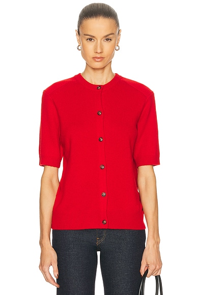 Jodi Saddle Short Sleeve Cardigan