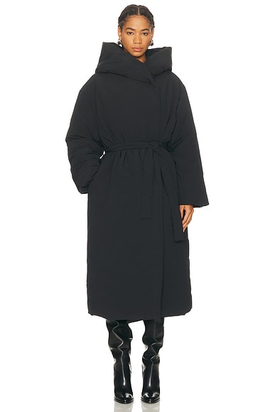 Loulou de Saison Doris Coat in Black