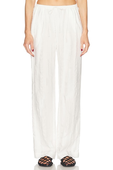 Loulou de Saison Soler Pant in Ivory