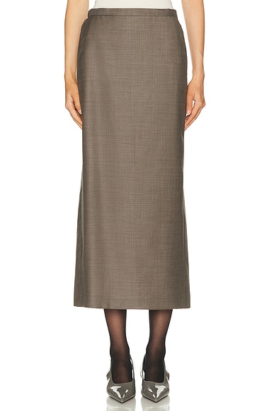 Cara Long Straight Skirt