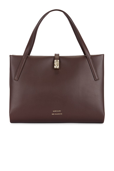 Loulou de Saison Cary Medium Bag in Brown