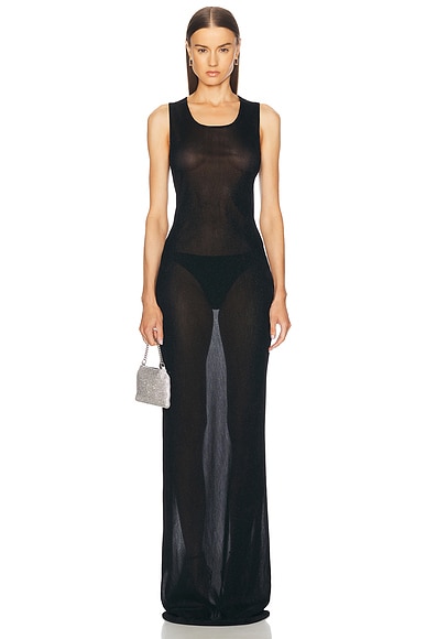 Ludovic de Saint Sernin Tank Dress in Black