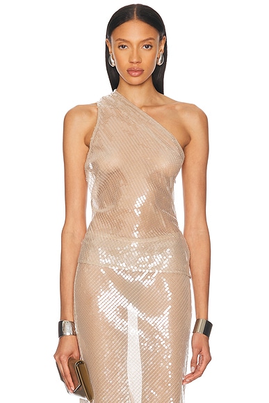 Ludovic de Saint Sernin Jay Top in Beige
