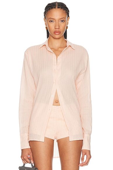 Ludovic de Saint Sernin New Slim Top in Light Pink