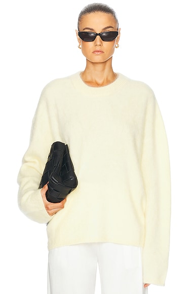 Lisa Yang Natalia Sweater in Poppy Brushed
