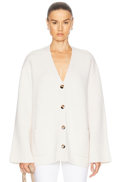 Lisa Yang Kellie Cardigan in Cream