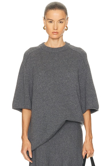 Lisa Yang Elvina Sweater in Graphite