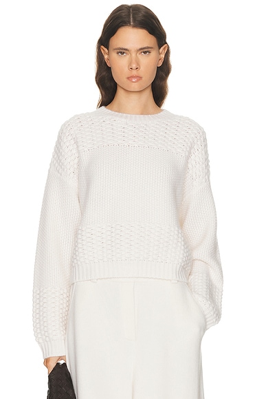 Lisa Yang Signe Sweater in Cream