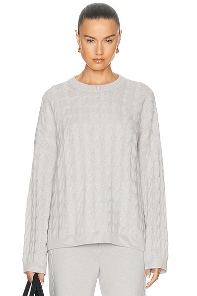 Lisa Yang Seymour Sweater in Seashell
