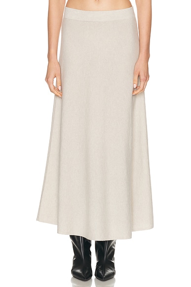 Lisa Yang Torie Skirt in Oyster