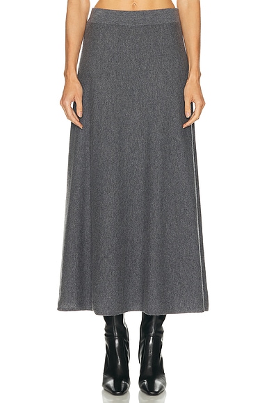 Lisa Yang Torie Skirt in Graphite