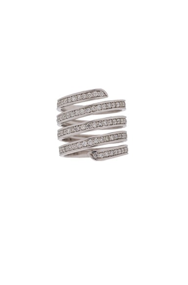 Pave Coil Ring