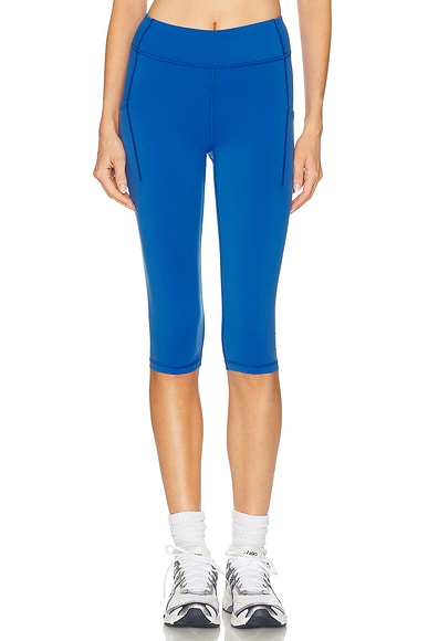 Literary Sport Lena Capri Tight in Lapis