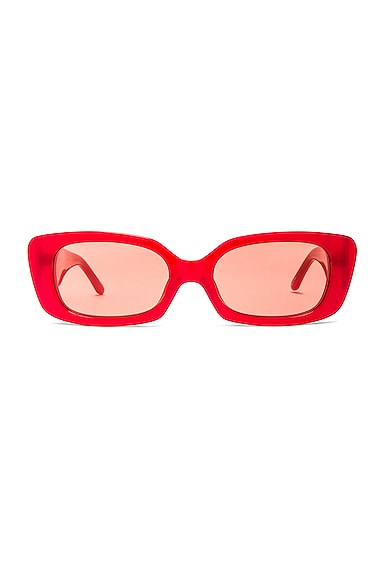Magda Butrym Magda16 Sunglasses in Red | FWRD