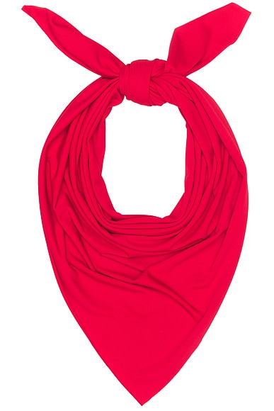Magda Butrym Head Scarf in Red