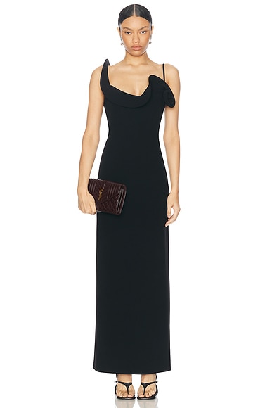 Magda Butrym Midi Dress in Black