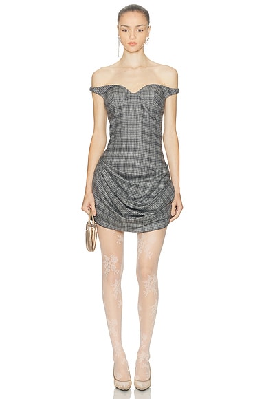 Gathered Mini Dress