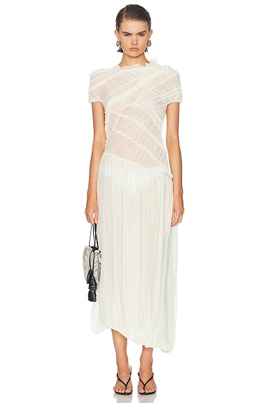 Sheer Asymmetrical Dress