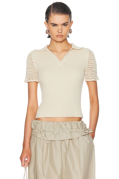 Short Sleeve Polo Top