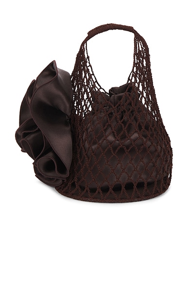 Magda Butrym Small Devana Bag in Brown