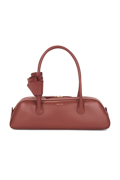 Magda Butrym Brigitte Trapeze Bag in Orange